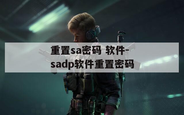 重置sa密码 软件-sadp软件重置密码