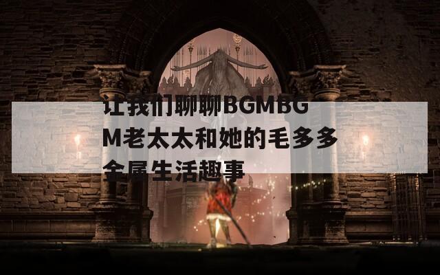 让我们聊聊BGMBGM老太太和她的毛多多金属生活趣事