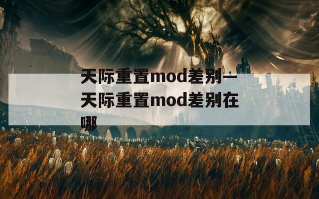 天际重置mod差别—天际重置mod差别在哪