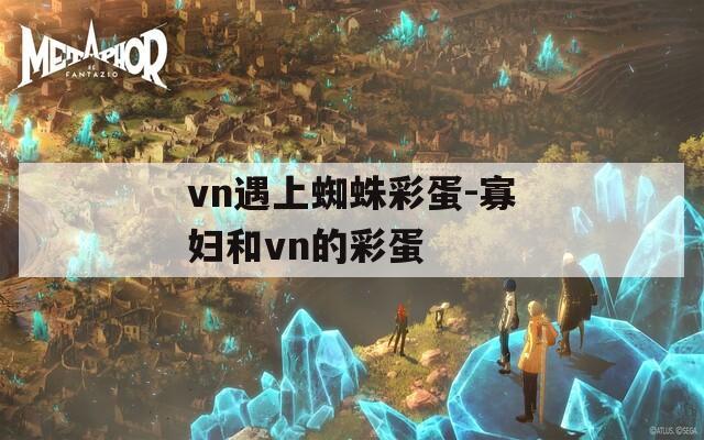 vn遇上蜘蛛彩蛋-寡妇和vn的彩蛋