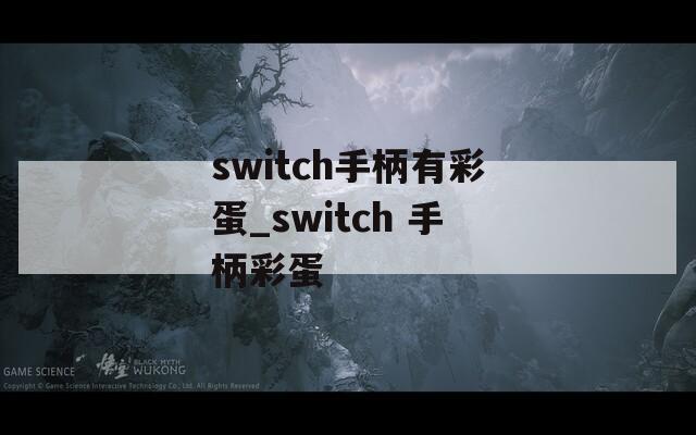 switch手柄有彩蛋_switch 手柄彩蛋