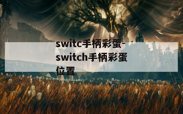 switc手柄彩蛋-switch手柄彩蛋位置