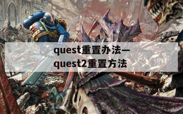 quest重置办法—quest2重置方法