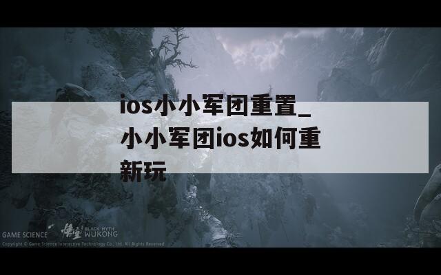 ios小小军团重置_小小军团ios如何重新玩