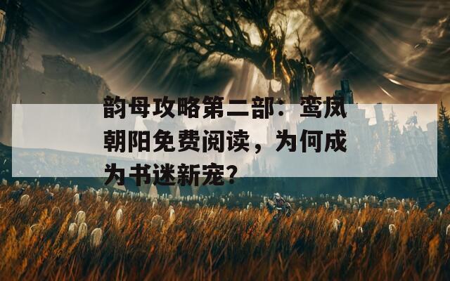 韵母攻略第二部：鸾凤朝阳免费阅读，为何成为书迷新宠？