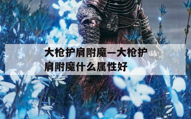 大枪护肩附魔—大枪护肩附魔什么属性好